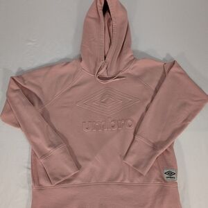 Women's Umbro Blush Pink Women's Pull Over Hoodie Size XL